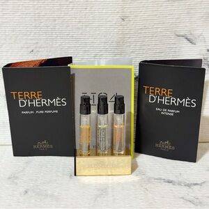 Hermes Men’s Scent Sample Trio: Terre D’Hermes, Intense & H24 (CologneParfum)